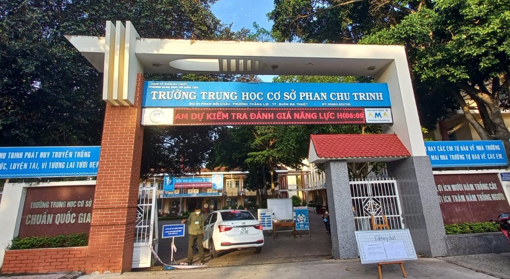 Kỳ kiểm tra, đánh giá năng lực tuyển sinh vào lớp 6 trường THCS Phan Chu Trinh